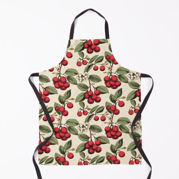 Item preview, Vintage Botanical Illustration of Cranberry (Vaccinium macrocarpon), Seamless Pattern Merchandise designed and sold by ShobulousStudio.