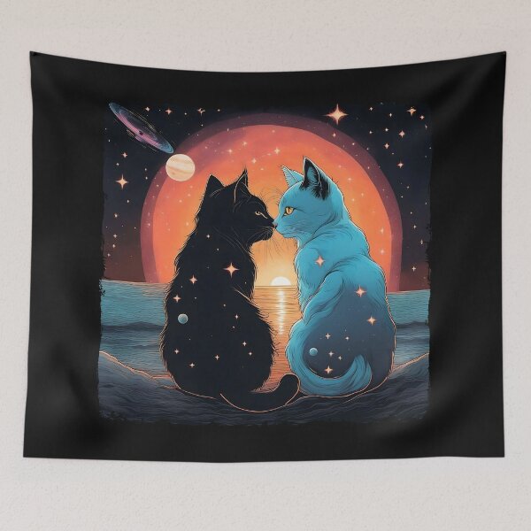 Item preview, Сats kissing  designed and sold by Serendipity2023.