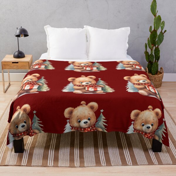 Item preview, Cute bear Christmas watercolor designed and sold by Liliw-2566.