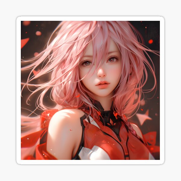 Inori Yuzuriha (Guilty Crown) Sticker for Sale by CherinMew