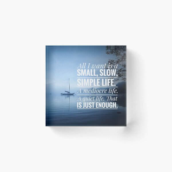 Item preview, SIMPLE LIFE QUOTE designed and sold by lindaully.