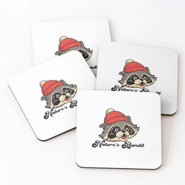 Item preview, Vintage racoon with a beanie - winter illustration designed and sold by NaturesBandit.