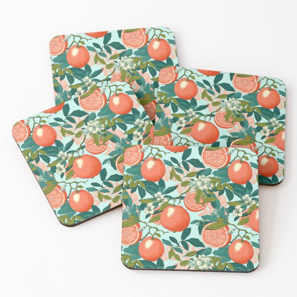 Item preview, Vintage Botanical Illustration of Grapefruit (Citrus paradisi), Seamless Pattern Merchandise designed and sold by ShobulousStudio.