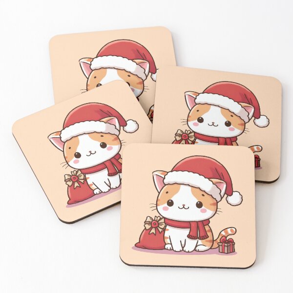 Item preview, Cute Christmas Kitty Cat designed and sold by KAI-Studio.