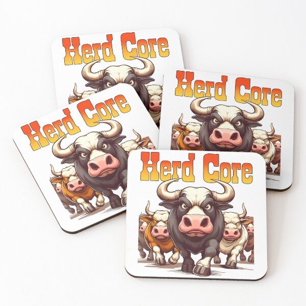 Item preview, Herd Core - Serious Cattle designed and sold by Matthew Kinnersly.