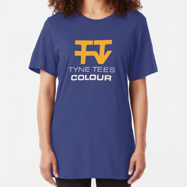 Tyne Tees regional ITV station logo Slim Fit T-Shirt