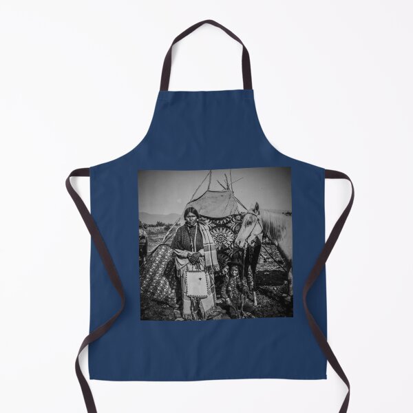 Item preview, Nez Perce Mom And Son 1908 designed and sold by lobodelnoir.