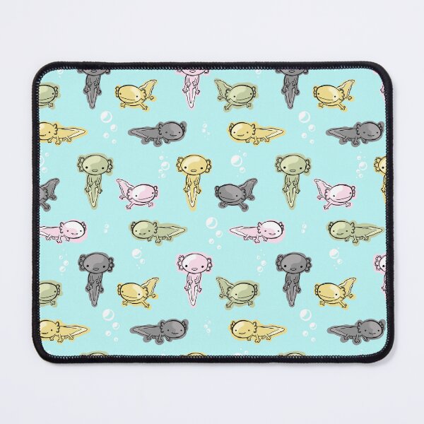 Item preview, A lot of lotls (Pastel Axolotl Repeating Pattern) by sciquatic designed and sold by Sciquatic-Arts.