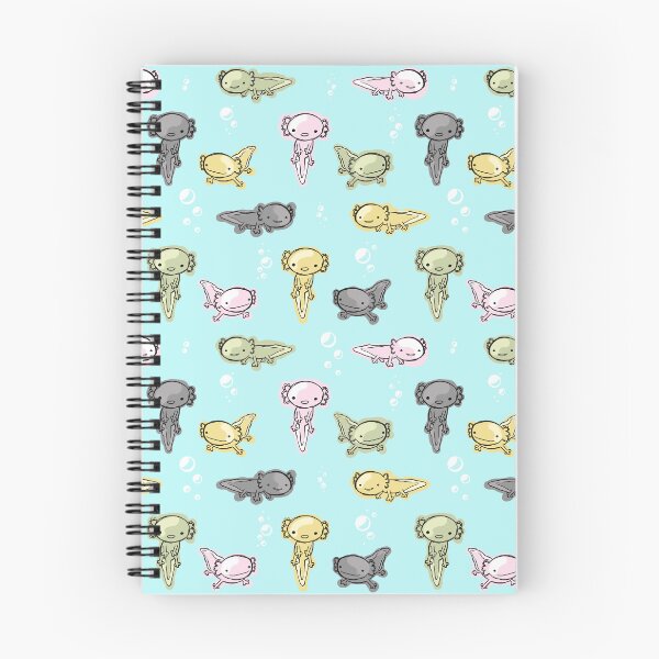 Item preview, Muchos lotes (Patrón repetitivo Pastel Axolotl) de sciquatic designed and sold by Sciquatic-Arts.
