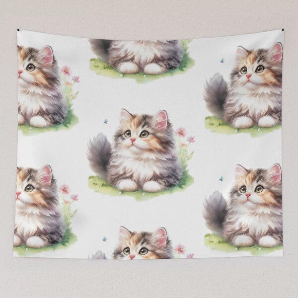 Item preview, Fluffy Kitty designed and sold by SugarInk.