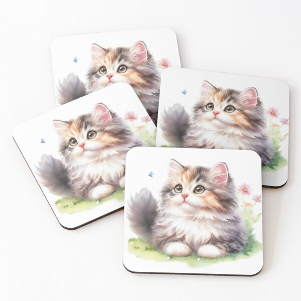 Item preview, Fluffy Kitty designed and sold by SugarInk.