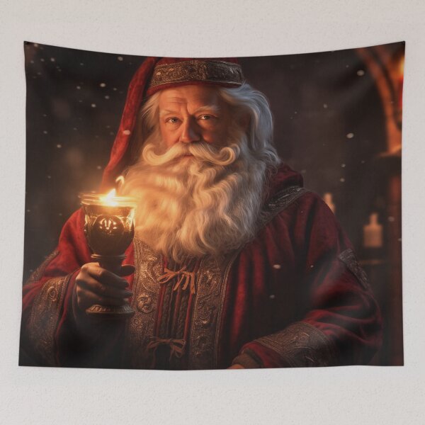 Item preview, Santa Claus with lamp (portrait) designed and sold by PanoramaMedien.