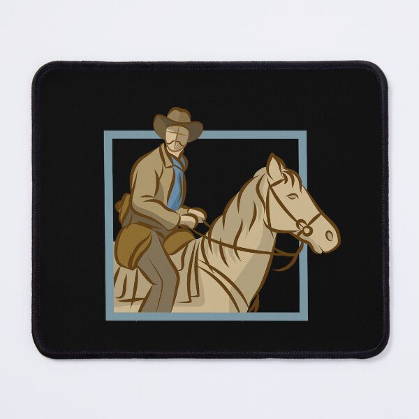 Item preview, Minimal Line Art Drawing of Cowboy designed and sold by CJansuebsri.
