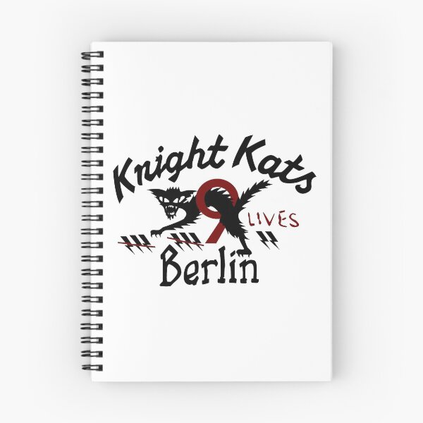 Item preview, Knight Kats 9 Lives Berlin designed and sold by GeeklyShirts.
