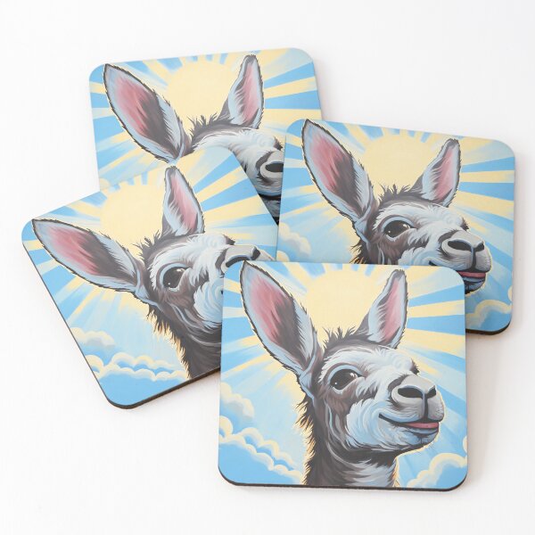 Item preview, Sunny Donkey Days, Cheeky Charm Under the Hot Sun and Blue Skies designed and sold by WILDEVIOLET.