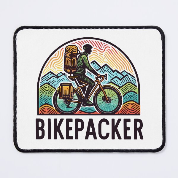 Item preview, BIKEPACKER - BIKEPACKING - Shirt, Hat, Hoodie, Sticker, etc designed and sold by cloudhiker.