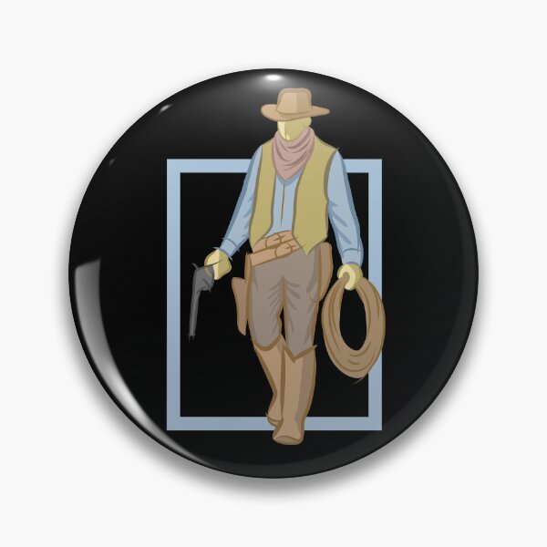 Item preview, Minimal Line Art Drawing of Cowboy designed and sold by CJansuebsri.
