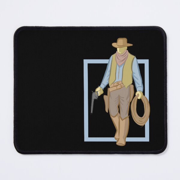 Item preview, Minimal Line Art Drawing of Cowboy designed and sold by CJansuebsri.