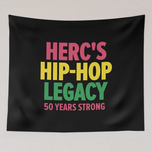 Item preview, Herc's Hip Hop Legacy - Celebrating 50 Years of Old School Vibes designed and sold by Boogosh.