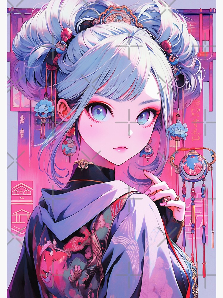 Cute girl anime Poster for Sale by iWallGlow