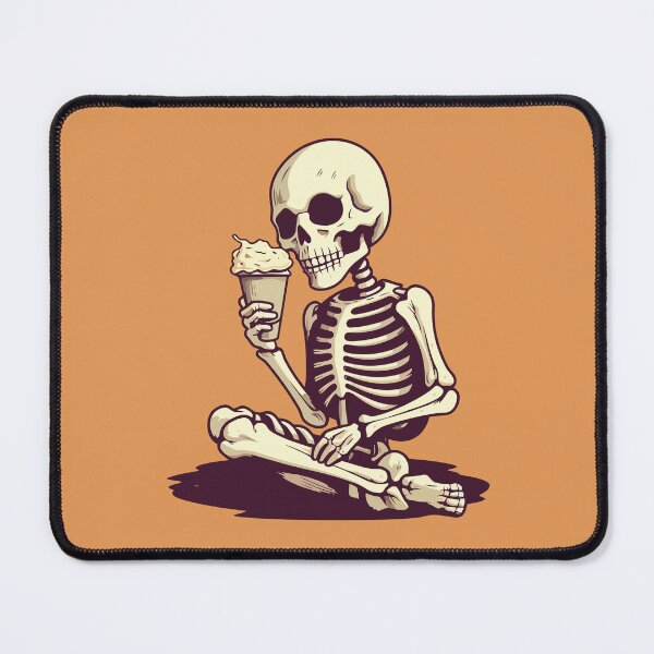 Item preview, Skeleton eating Ice cream designed and sold by Amir Faysal.