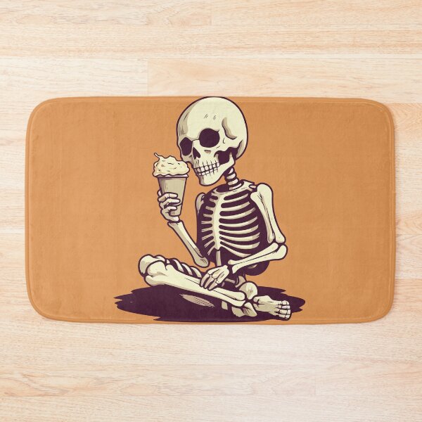 Item preview, Skeleton eating Ice cream designed and sold by Amir Faysal.
