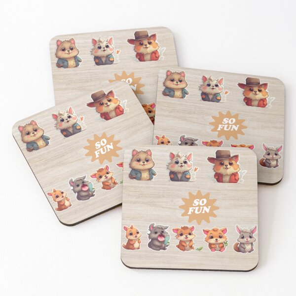 Item preview, Playful Paws - Adorable animal Sticker designed and sold by Menna17.