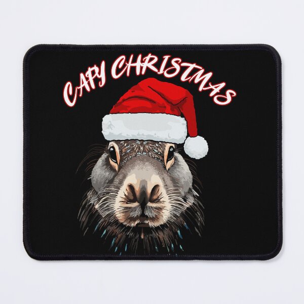 Item preview, Christmas: Capybara Christmas Xmas Santa Hat designed and sold by EmiAndMike.