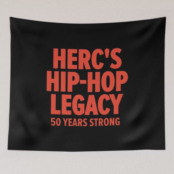 Item preview, Herc's Hip Hop Legacy - Celebrating 50 Years of Old School Vibes designed and sold by Boogosh.