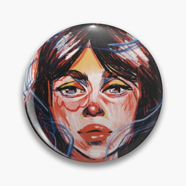Item preview, Pretty girl with brown hair designed and sold by aspacegirlart.