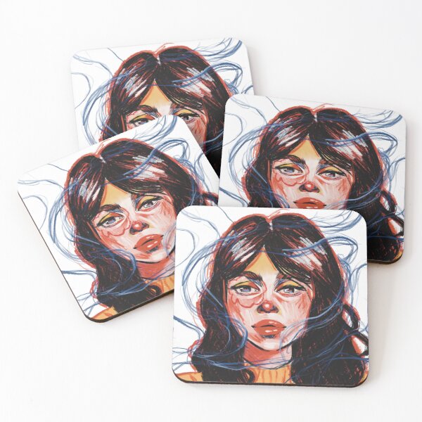 Item preview, Pretty girl with brown hair designed and sold by aspacegirlart.