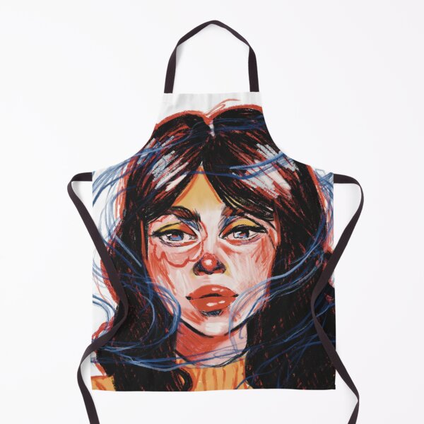Item preview, Pretty girl with brown hair designed and sold by aspacegirlart.