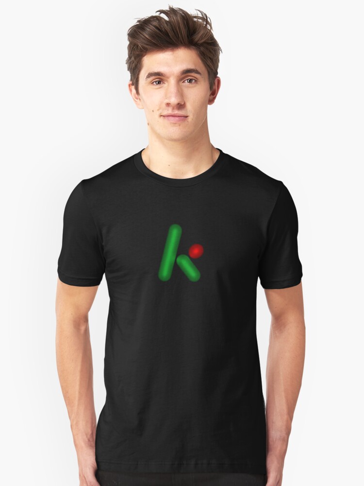 Alternate view of The Krypton Factor retro TV logo Slim Fit T-Shirt