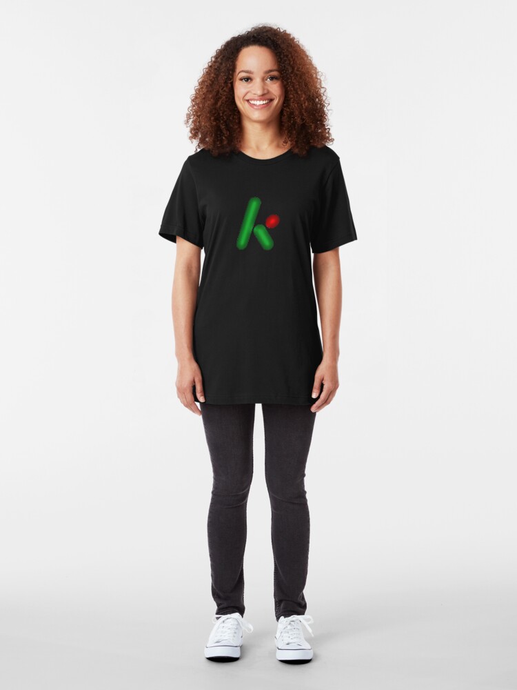 Alternate view of The Krypton Factor retro TV logo Slim Fit T-Shirt