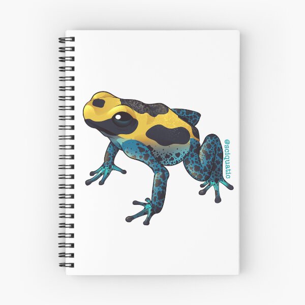 Item preview, Powder Blue & Yellow Poison Dart Frog Illustration by @Sciquatic designed and sold by Sciquatic-Arts.