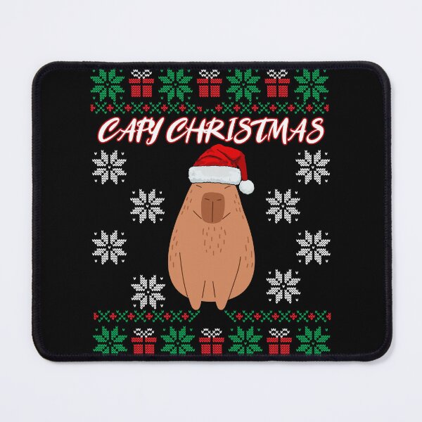 Item preview, Capy Christmas: Capybara Christmas Xmas Santa Hat designed and sold by EmiAndMike.