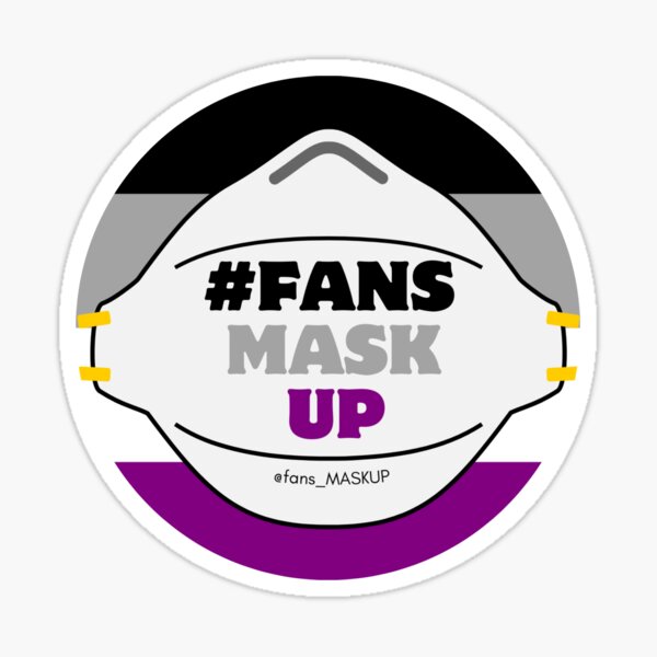 Item preview, fansmaskup asexual flag designed and sold by fansmaskup.
