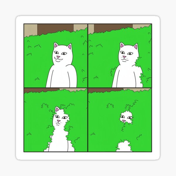 Item preview, My Badass Cat's Simpsons Meme designed and sold by kopkek.