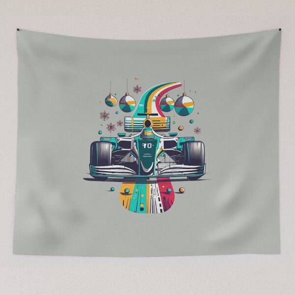 Item preview, F1 Merry Laps Christmas designed and sold by F1GearStop.
