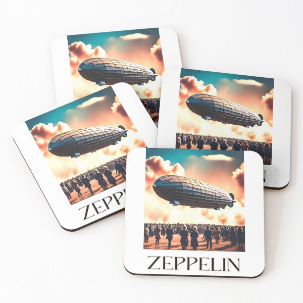 Item preview, Zeppelin Retro Abstract Art designed and sold by theflandonian.