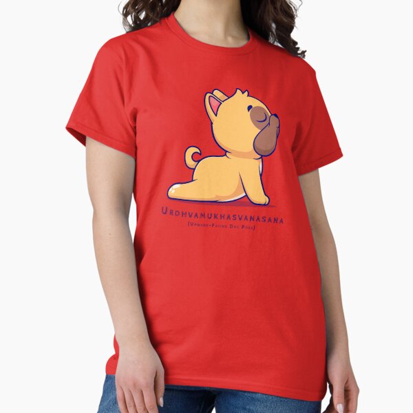 Item preview, Urdhva Mukha Svanasana | Yoga Pose : Pug Puppy designed and sold by savasanaqueen.