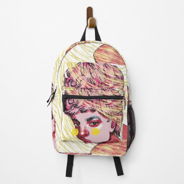 Item preview, Young girl with pink hair designed and sold by aspacegirlart.