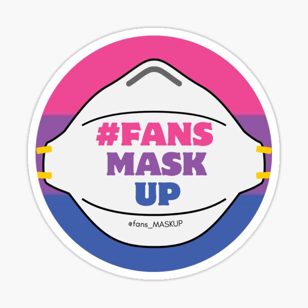 Item preview, Fansmaskup bisexual flag designed and sold by fansmaskup.