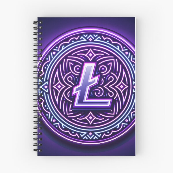 Item preview, Purple Pulse: Litecoin's Luminous Circle designed and sold by Ultraviolet1337.