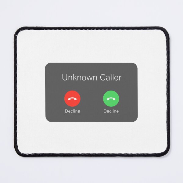 Item preview, Unknown Caller designed and sold by PaperbackDesign.