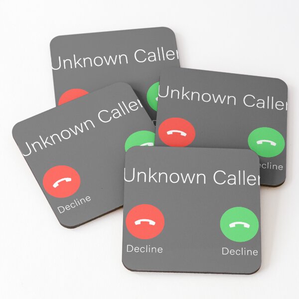 Item preview, Unknown Caller designed and sold by PaperbackDesign.
