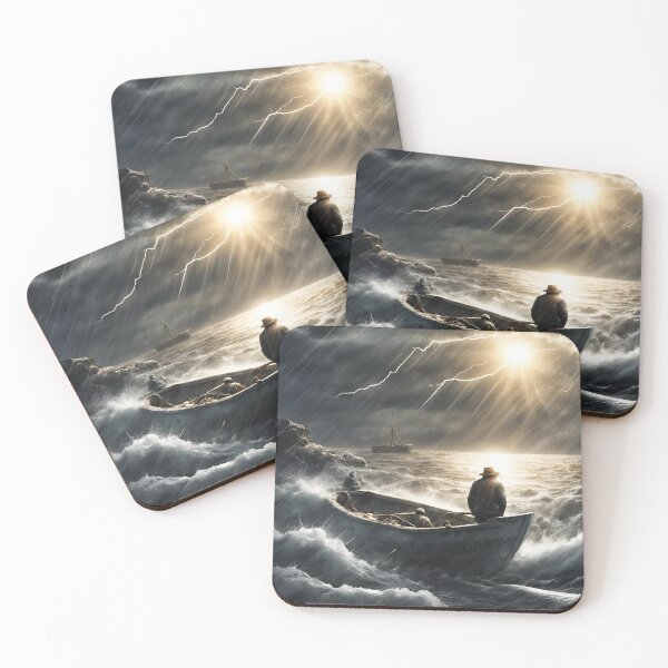 Item preview, Boat at sea designed and sold by StyleSketch.