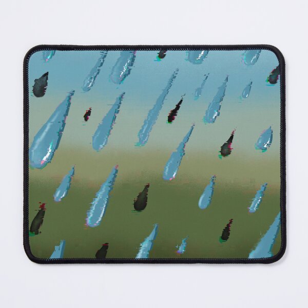 Item preview, Glitchy Rain Drops (natural) designed and sold by ArabellaProffer.