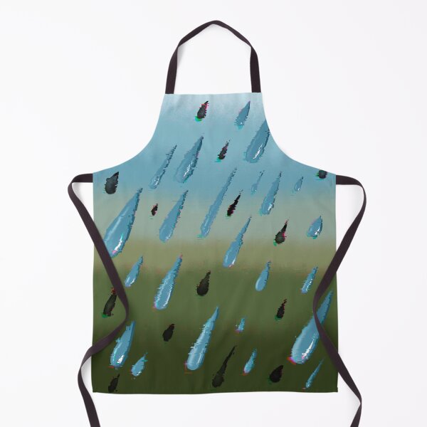 Item preview, Glitchy Rain Drops (natural) designed and sold by ArabellaProffer.