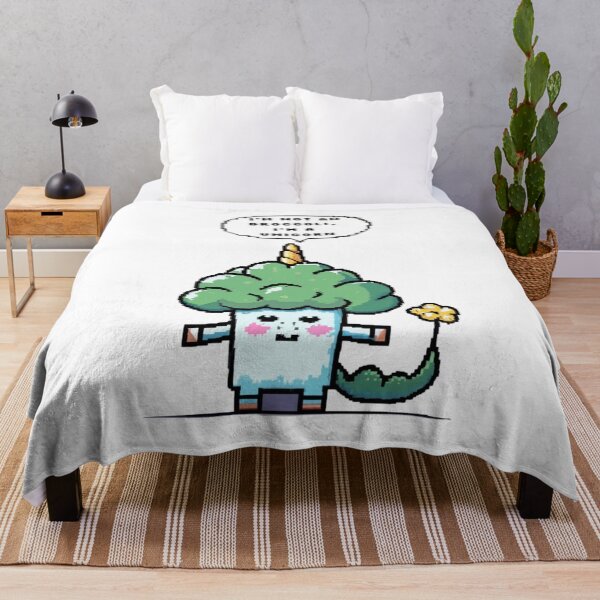 Item preview, I'm not an broccoli, I'm a unicorn - Pixel Style designed and sold by CircinusStore.